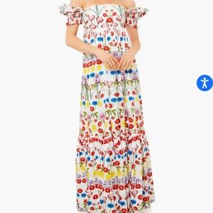 BORGO DE NOR  Antigone Dream On Cotton Maxi Dress